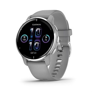 GARMIN - Venu 2 Plus, GPS, Powder Gray + Passivated smartwatch 